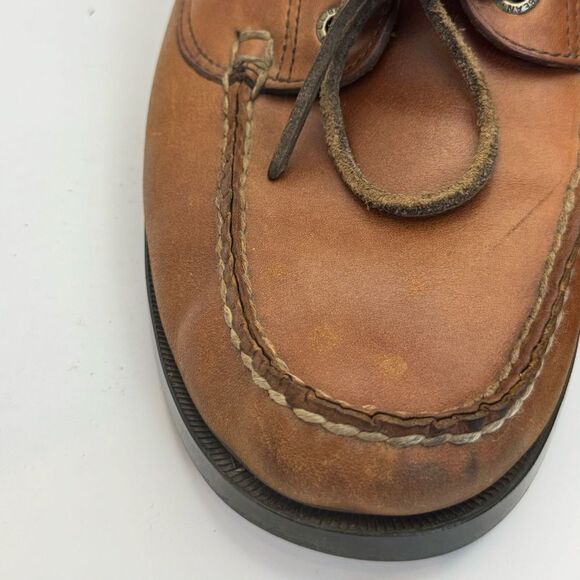 L.L. Bean Men's Boat Mocs Sz 12 Brown - Picture 3 of 9